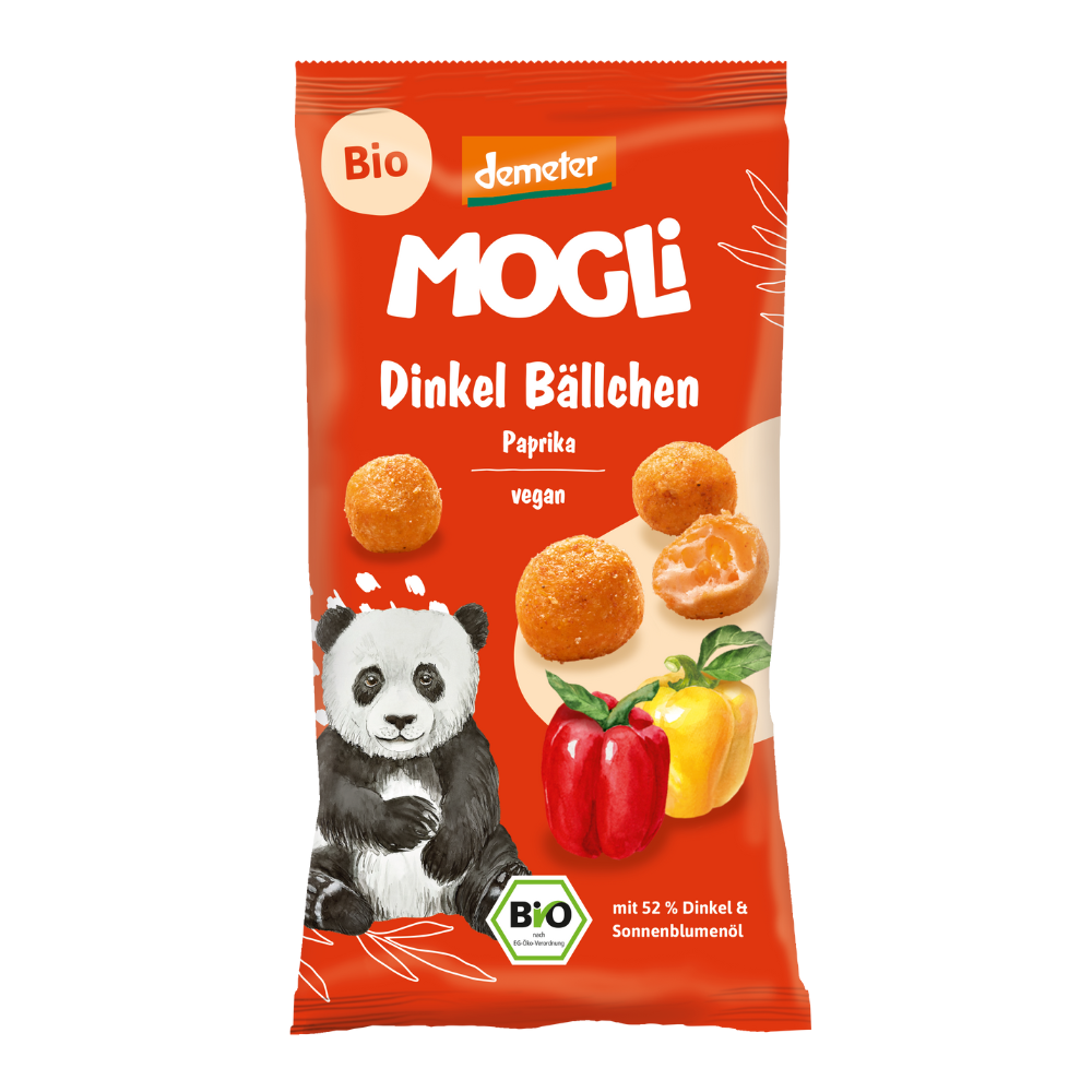 Demeter Dinkel Bällchen Paprika 40g
