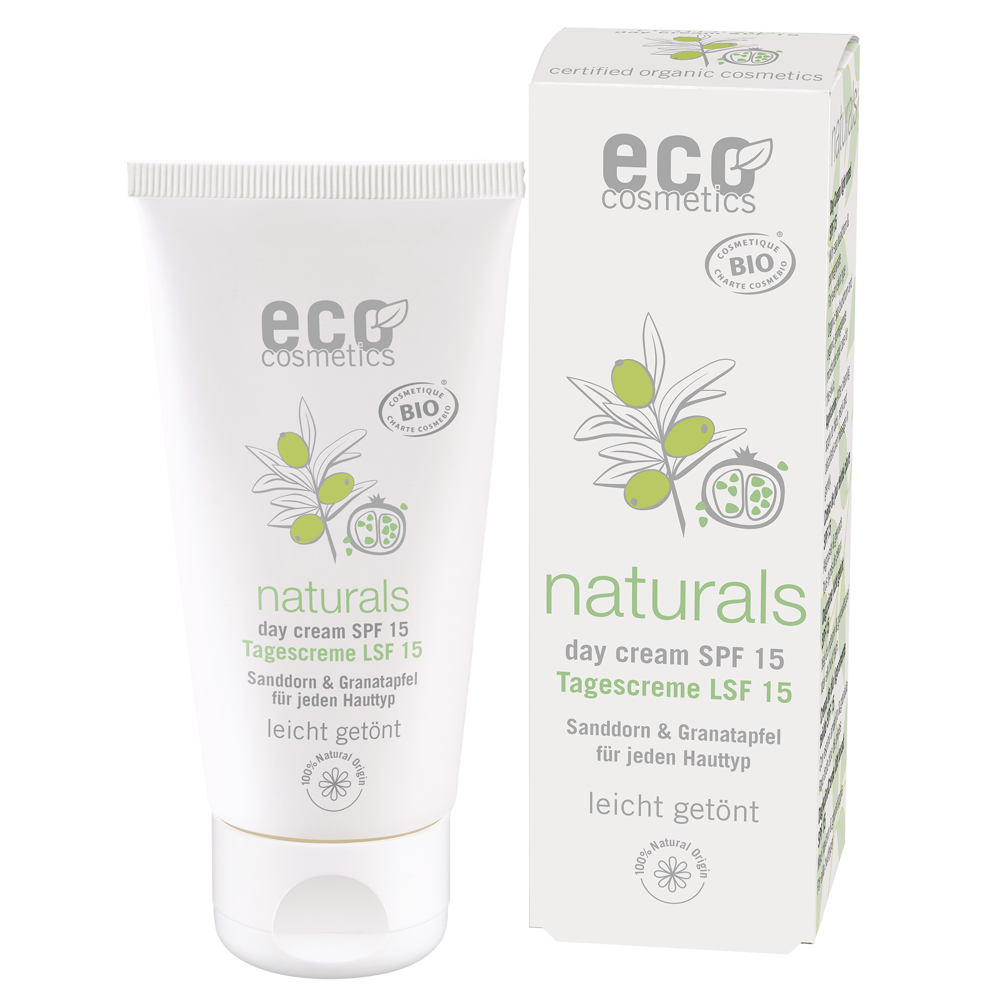 ECO Naturals Tinted Day Cream, SPF 15, 50ml