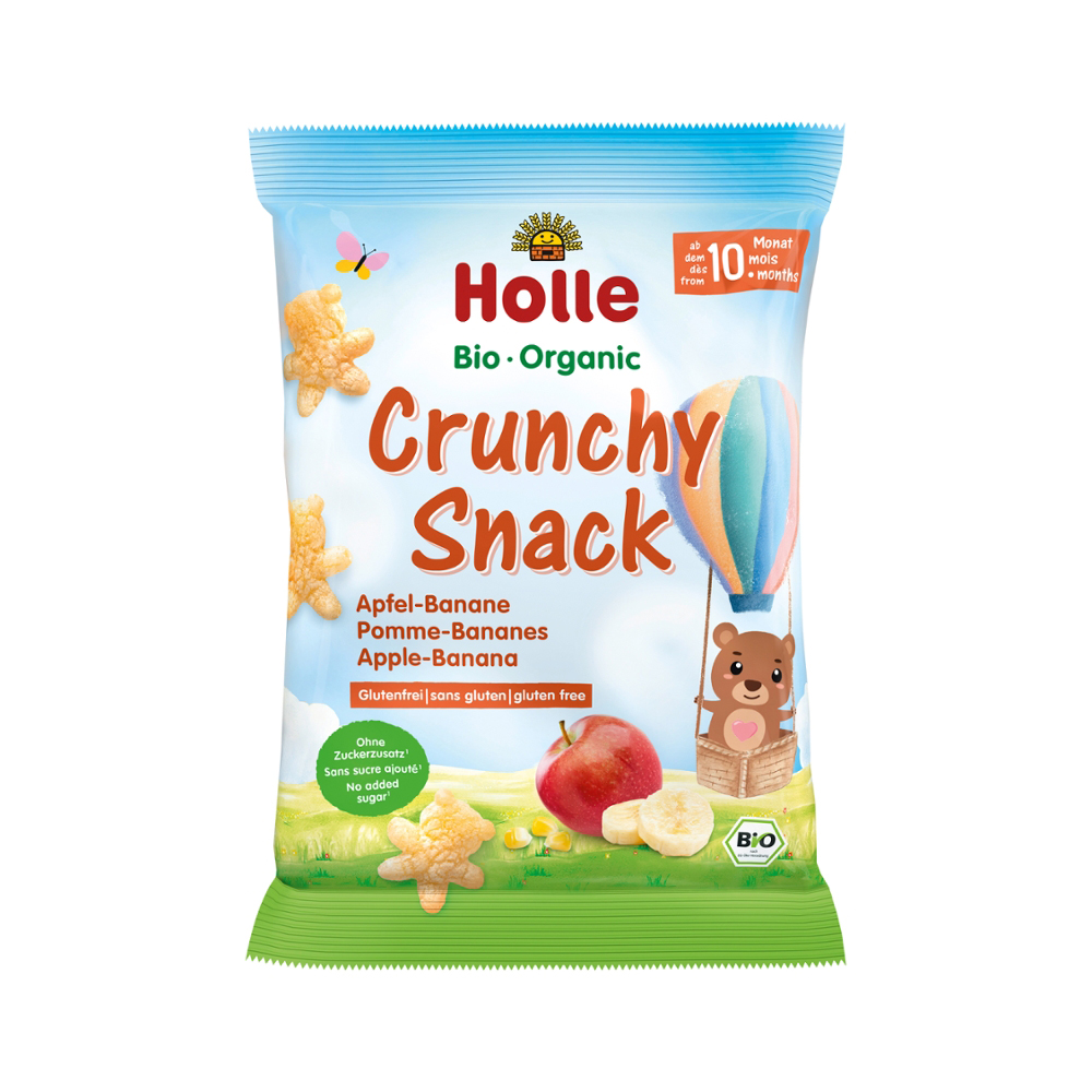Bio Crunchy Snack Apfel-Banane 30g