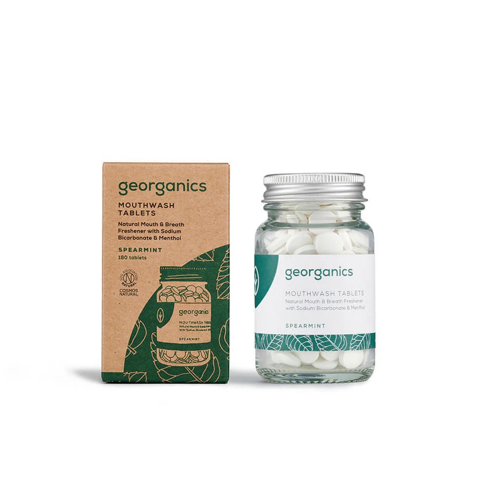 GEORGANICS Mundwasser Tabs Spearmint, 180tabs