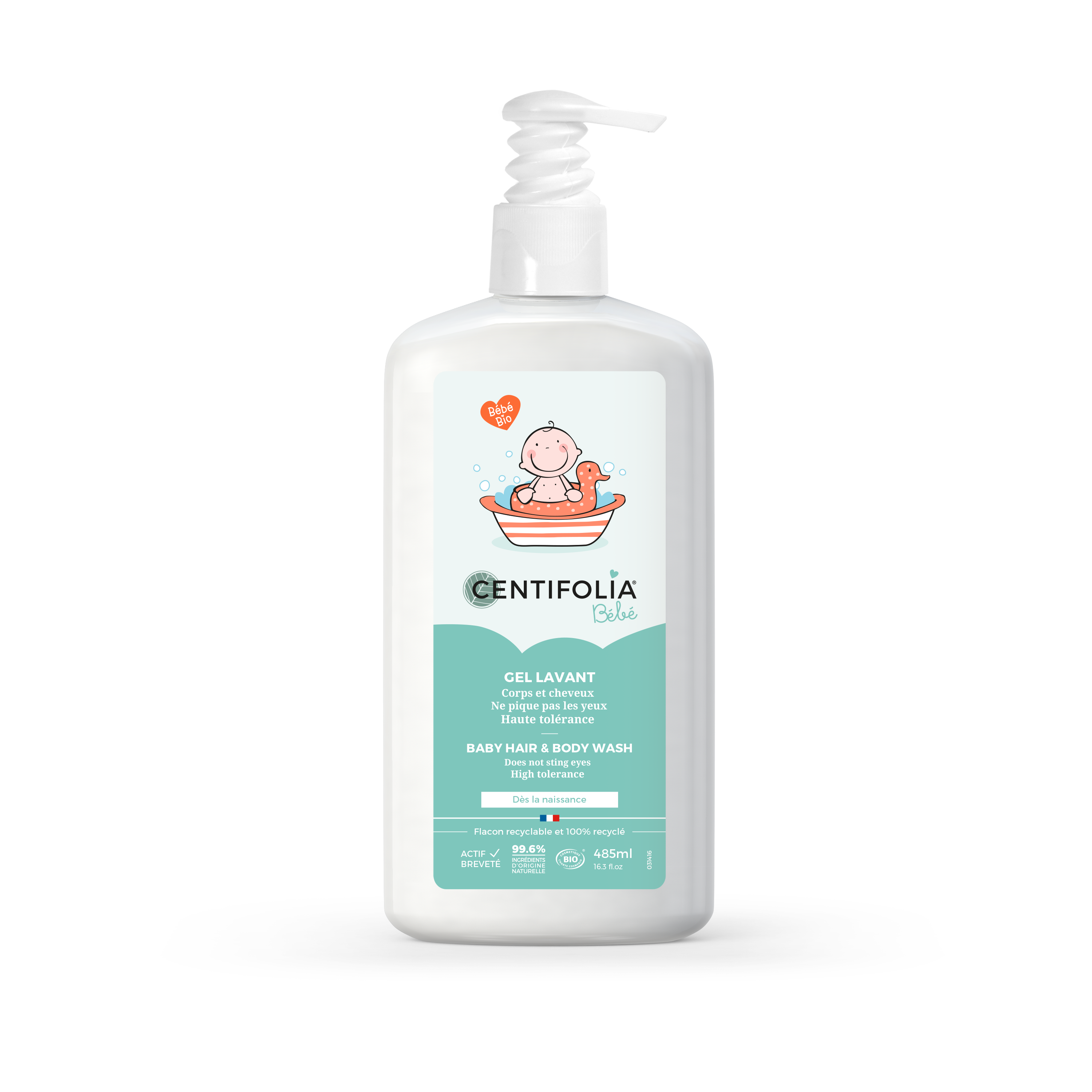 Baby Haar und Körperwaschgel 485ml