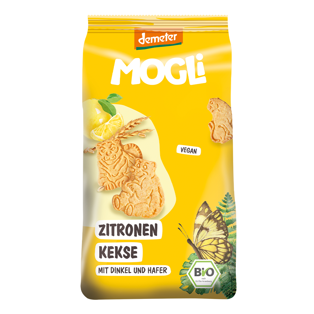 Organic Lemon Cookies 125g VEGAN