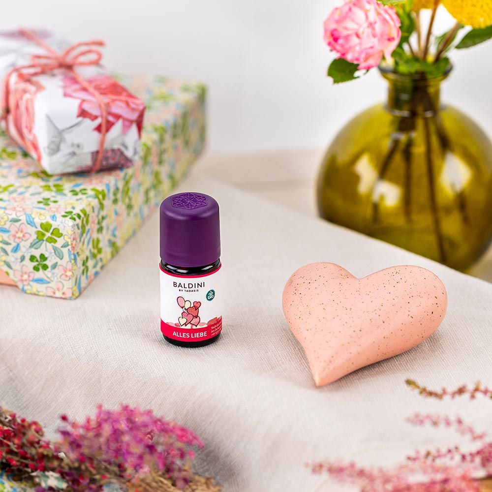 Alles Liebe Duftset mit Herz-Duftstein 5 ml
