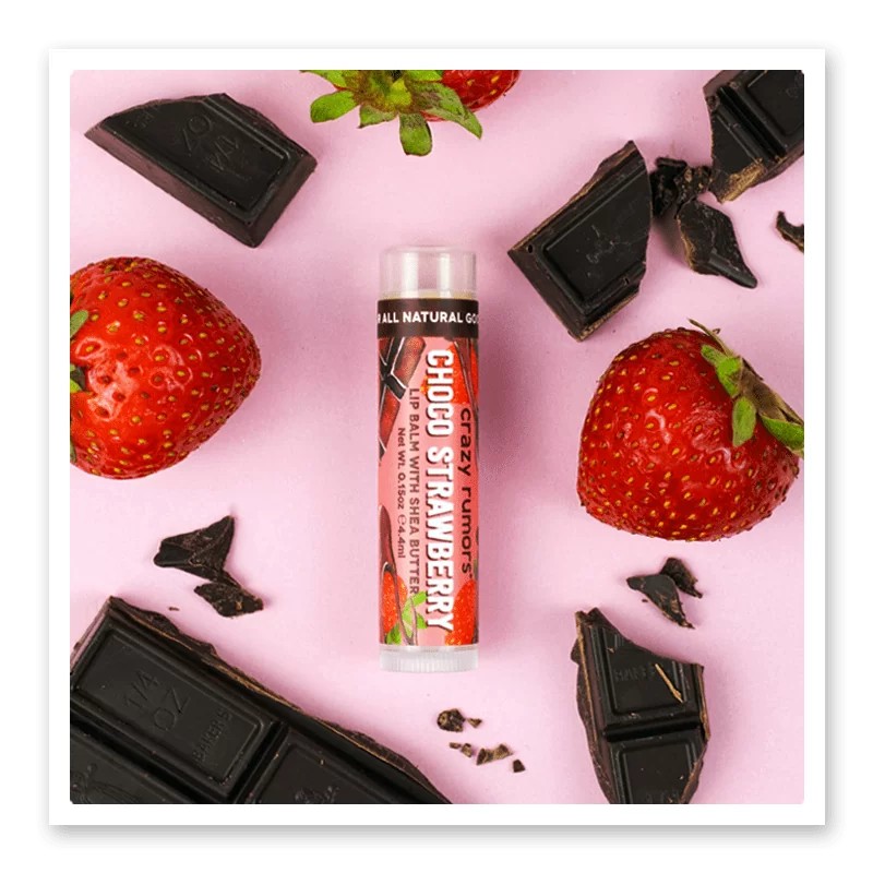 CRAZY RUMORS Choco Strawberry Lip Balm 4.25g