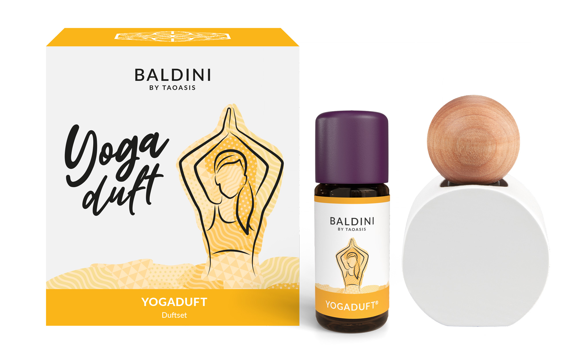 Yoga fragrance set Yoga fragrance and mini fragrance vase 10 ml