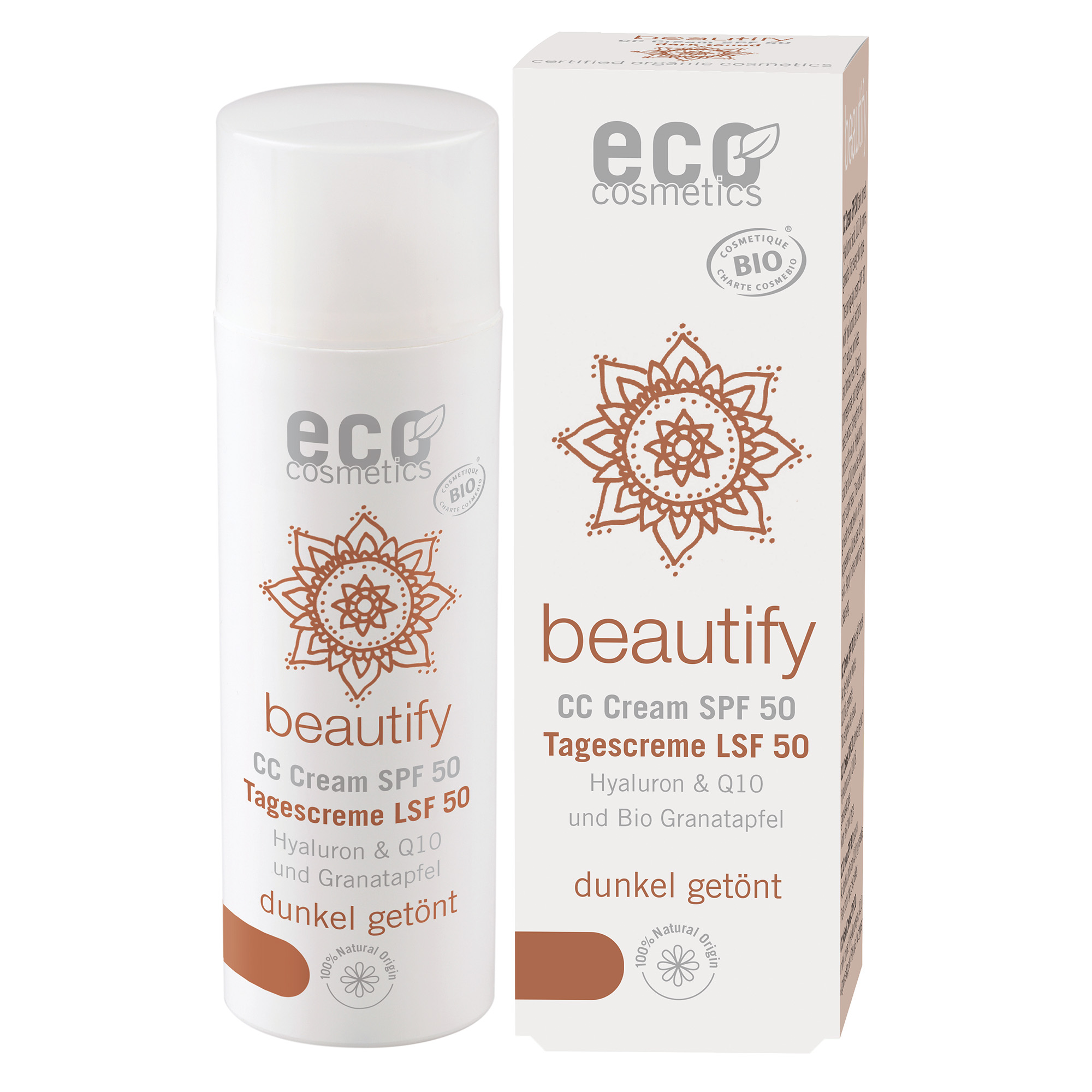 ECO CC Cream tinted dark SPF 50, 50ml