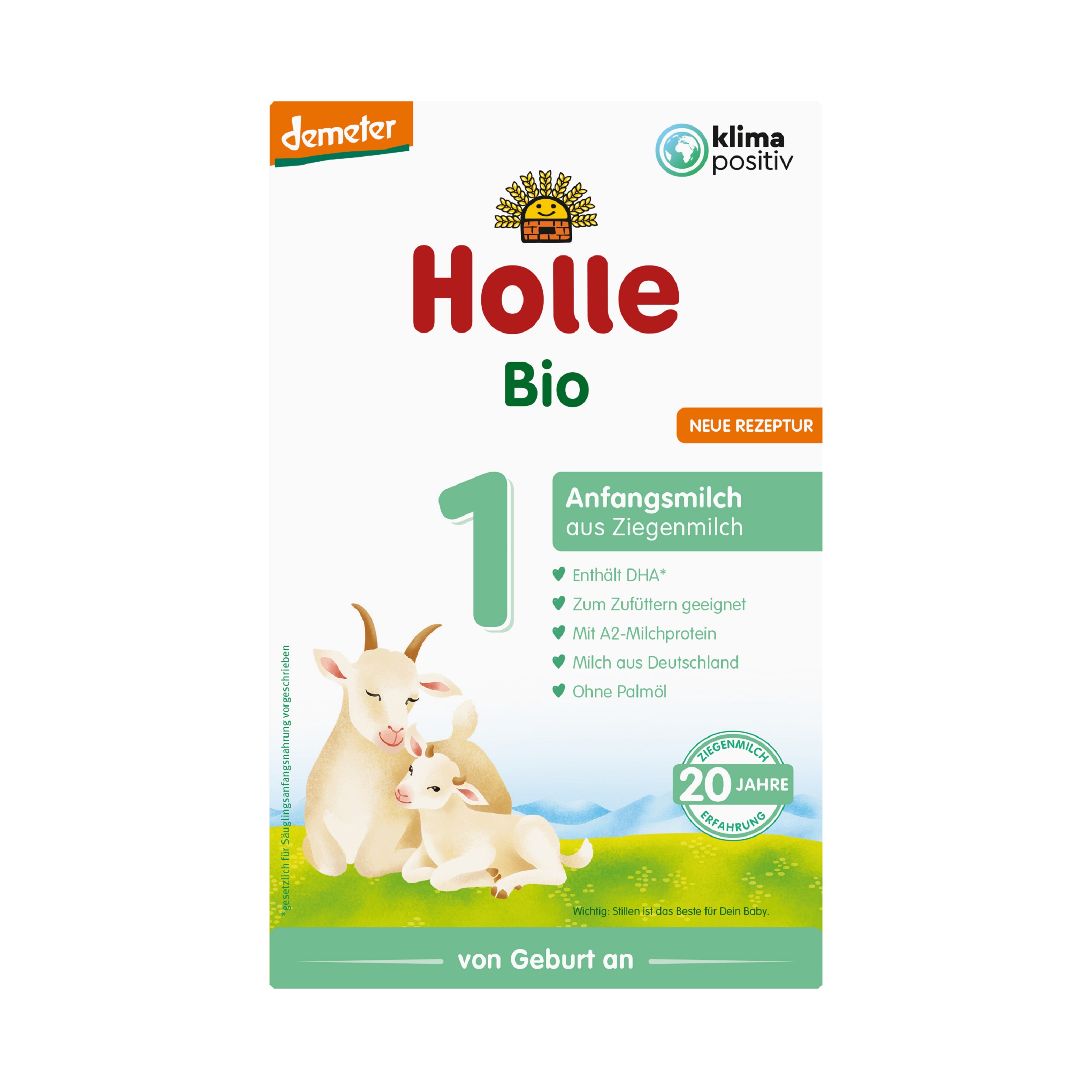 Bio-Anfangsmilch 1 Ziegenmilch Demeter 400g