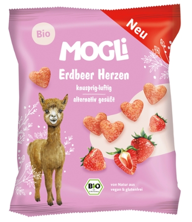 Bio Erdbeer Herzen 30g