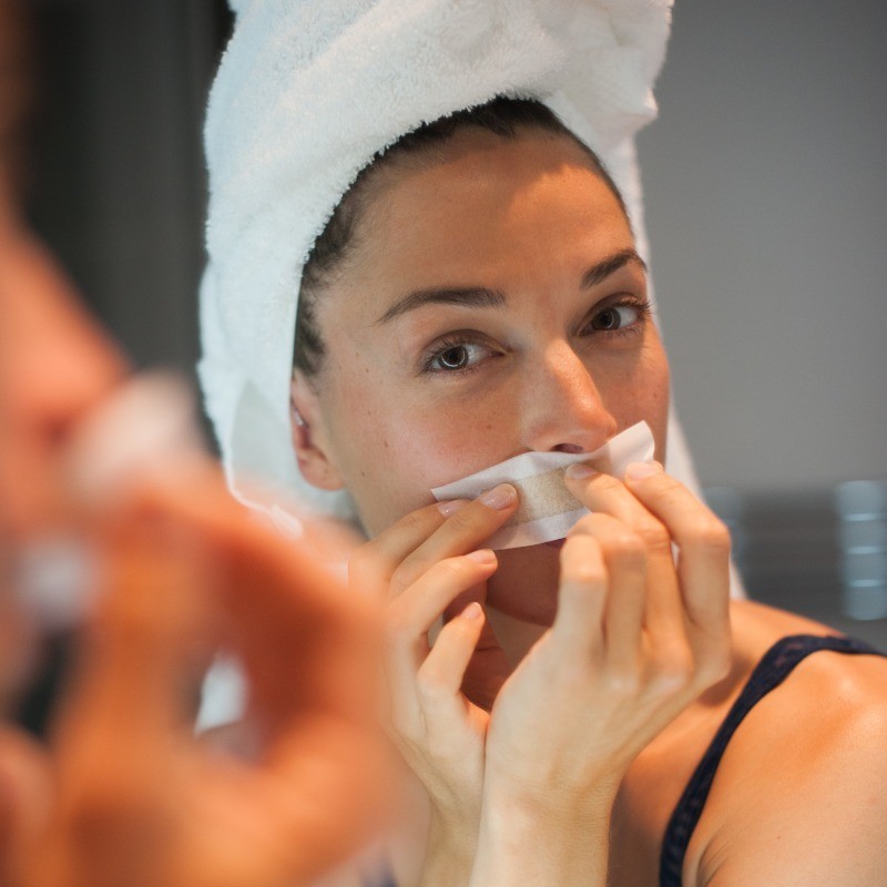 Facial hair removal strips 20 pcs AC