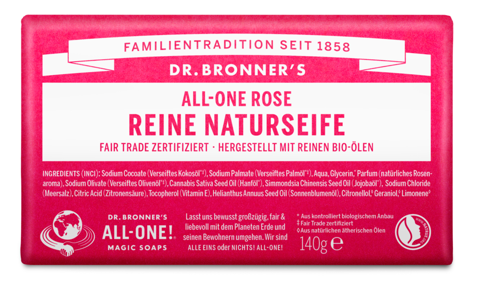 Rose 140g Seifenstück BR