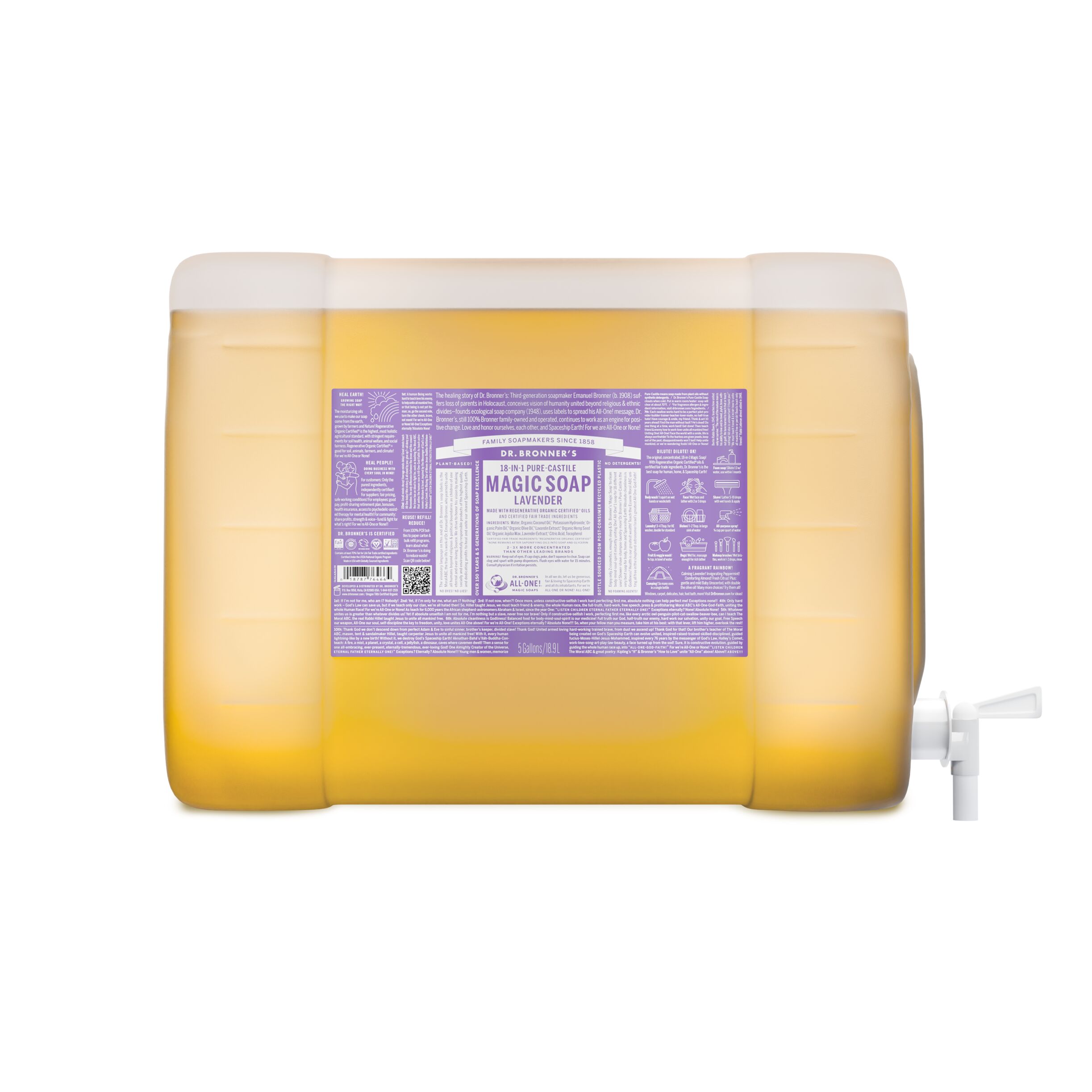 MAGIC SOAP Flüssigseife 19 L (5 Gallon) Lavendel