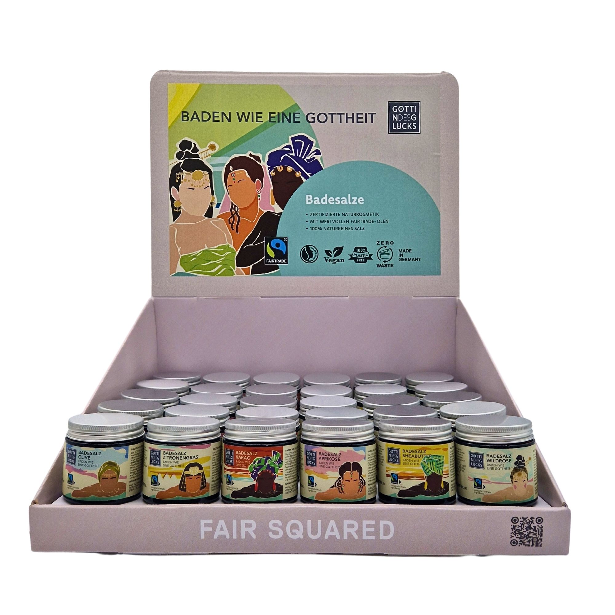 Badesalz Display (Inhalt 30 Stück) Badesalz Display (Inhalt 30 Stück)