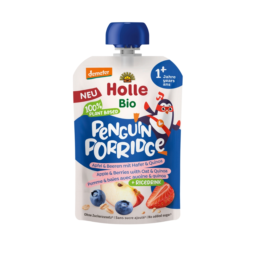 Penguin Porridge Apple & Berries with Oats & Quinoa 110g