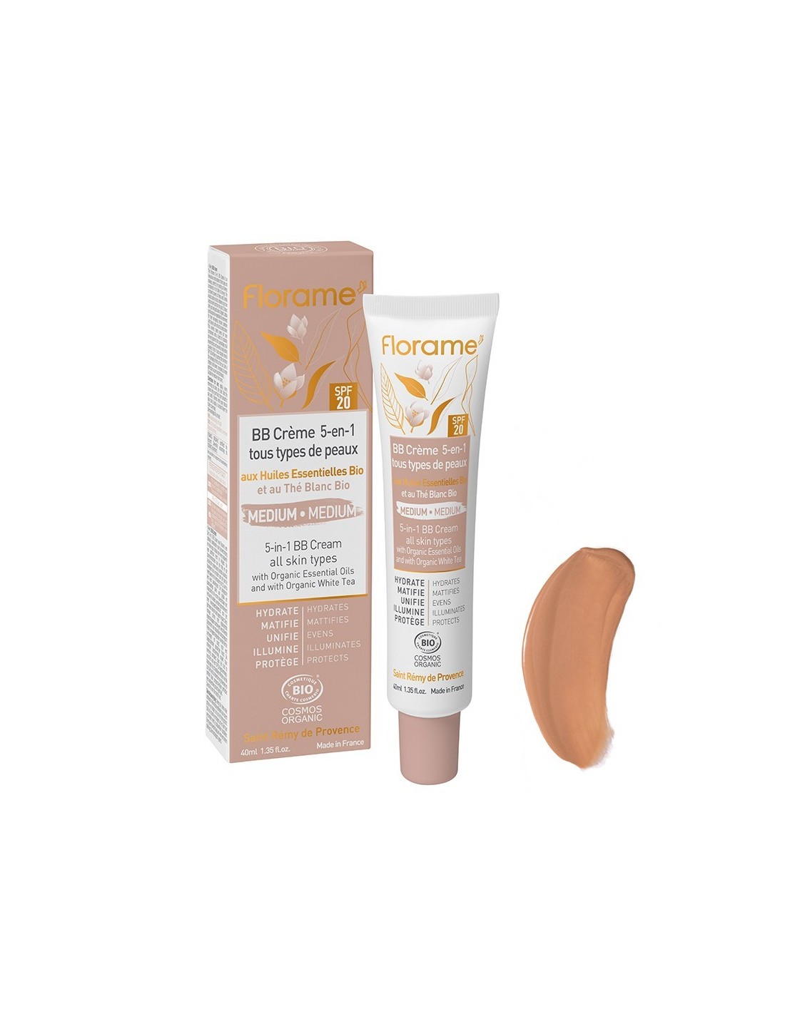 FLORAME BB Cream 5in1 medium SPF20, 40 ml