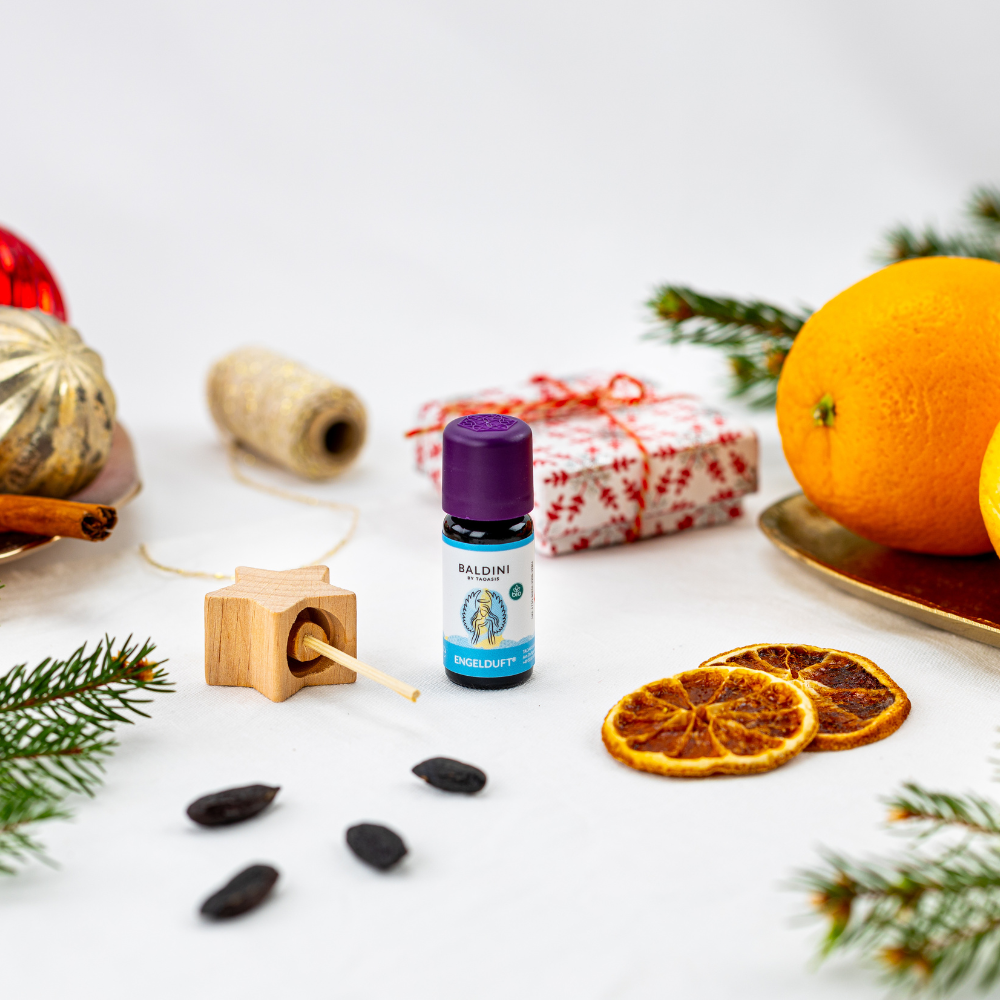 Engelduftset mit Holzstern 10 ml