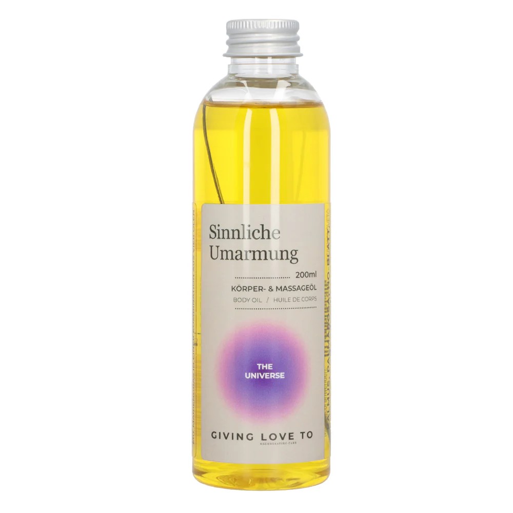 Care body and massage oil 200 ml - "Universe"