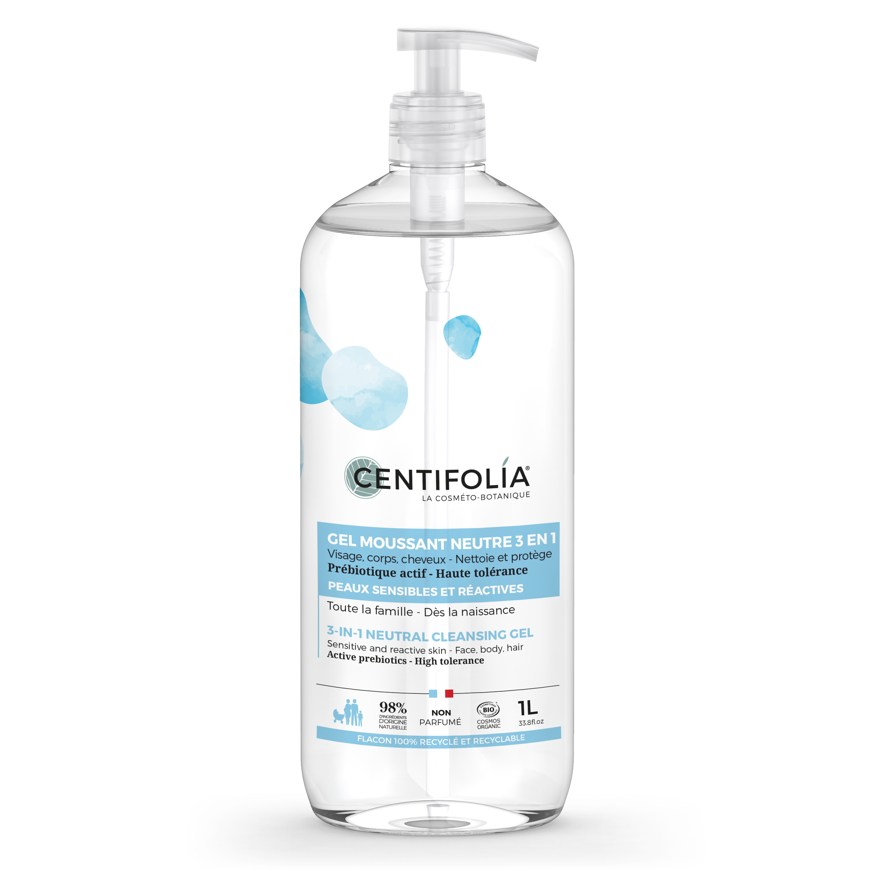 Neutral preb.cleaning gel, 3in1, 1000ml