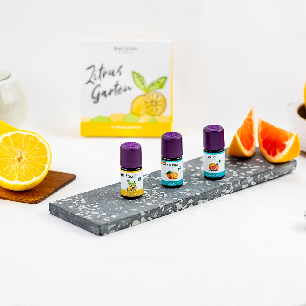 Citrus Garden Fragrance Set (Orange, Grapefruit, Citrus Garden 3x5ml