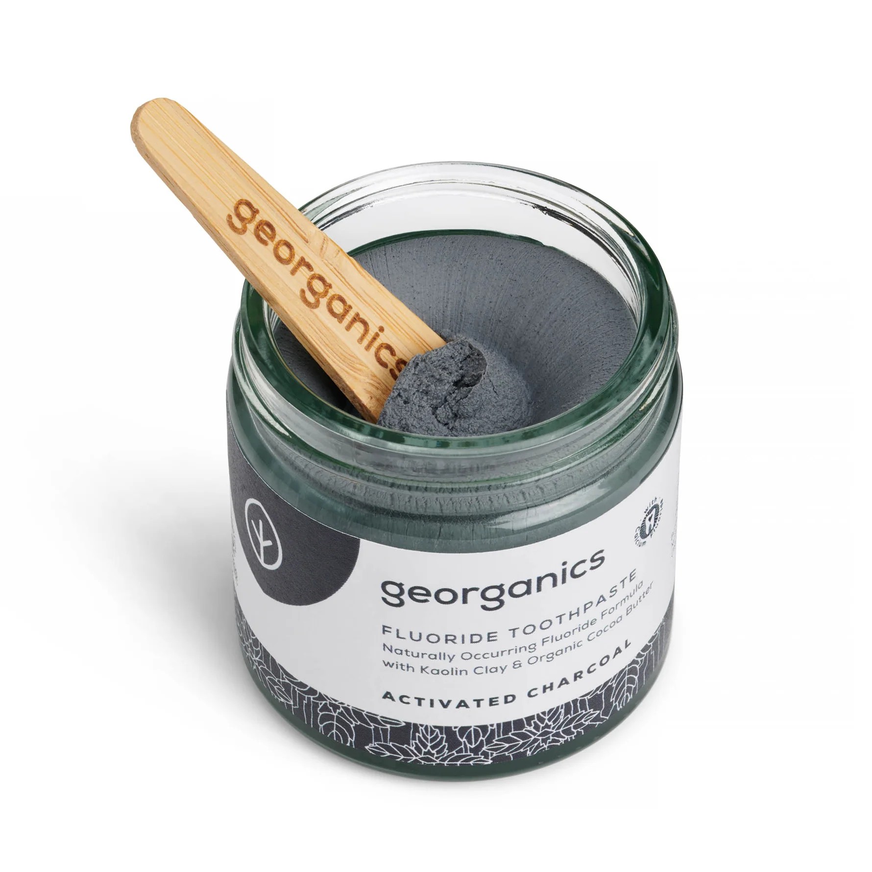 GEORGANICS Toothpaste with Fluoride Activated Charcoal 60ml