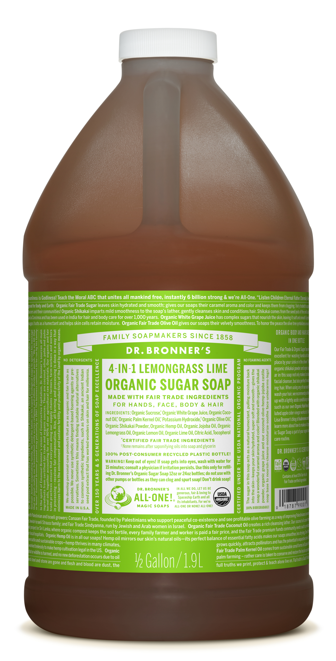 Lemongrass 1.9L Sugar Soap BR