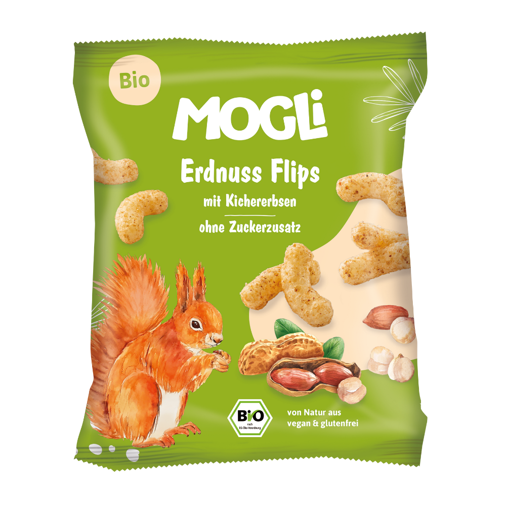 Organic Peanut Flips with Chickpeas 30g VEGAN