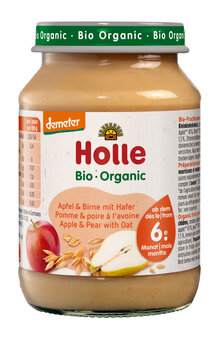 Apfel & Birne mit Hafer Gläschen, 190g