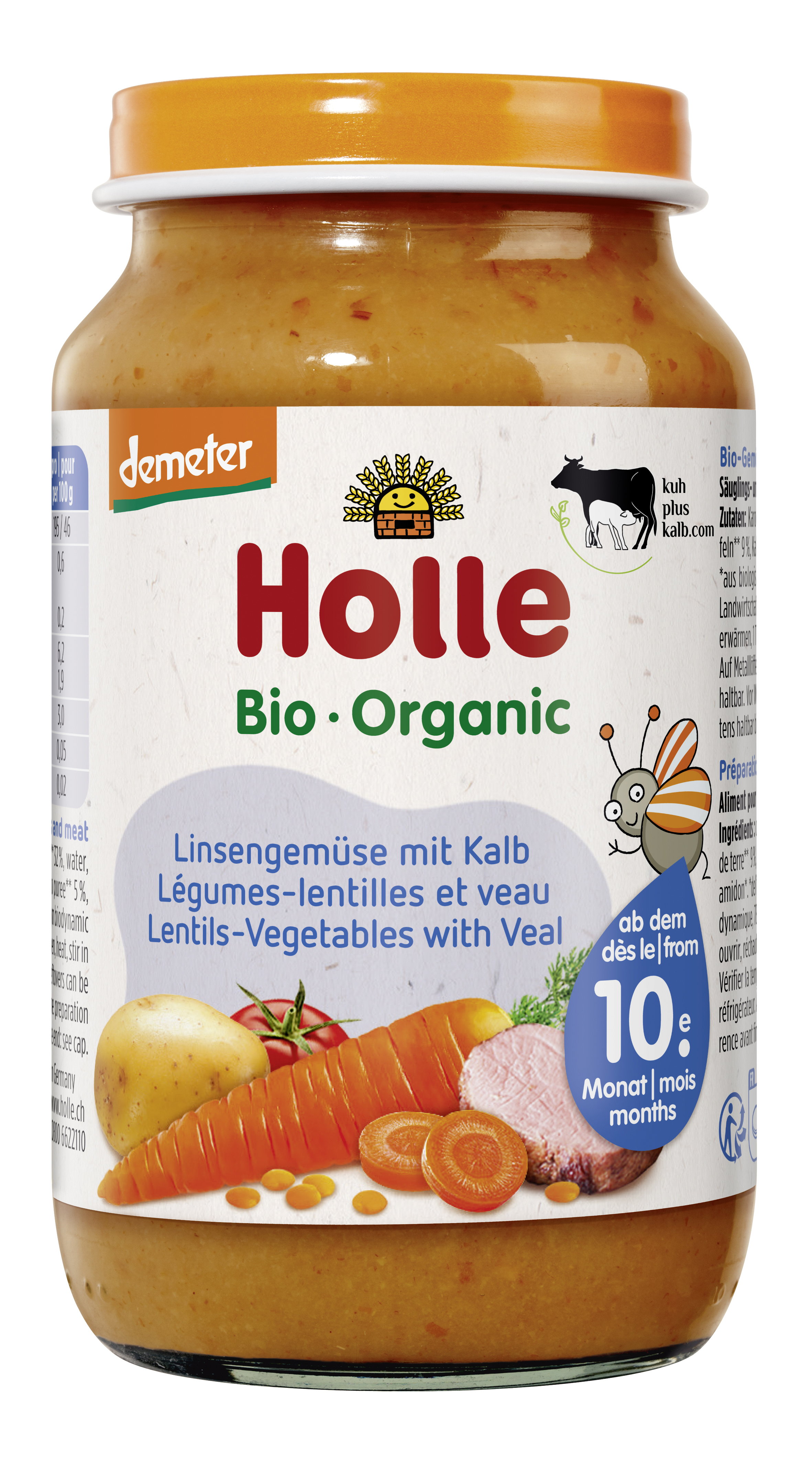 Linsengemüse mit Kalb Demeter 220g
