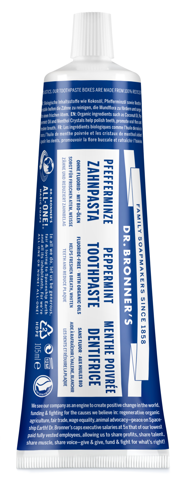 Peppermint toothpaste 140 g