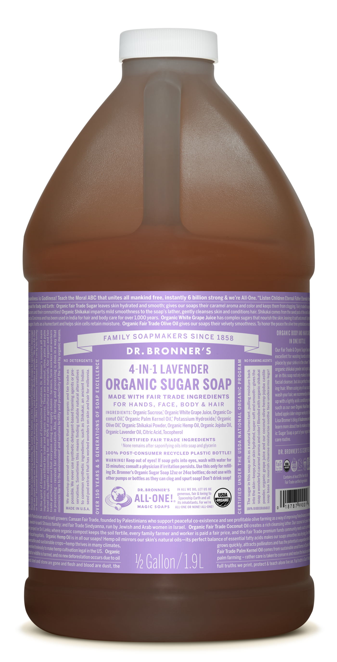 Lavender 1.9 l Sugar Soap BR