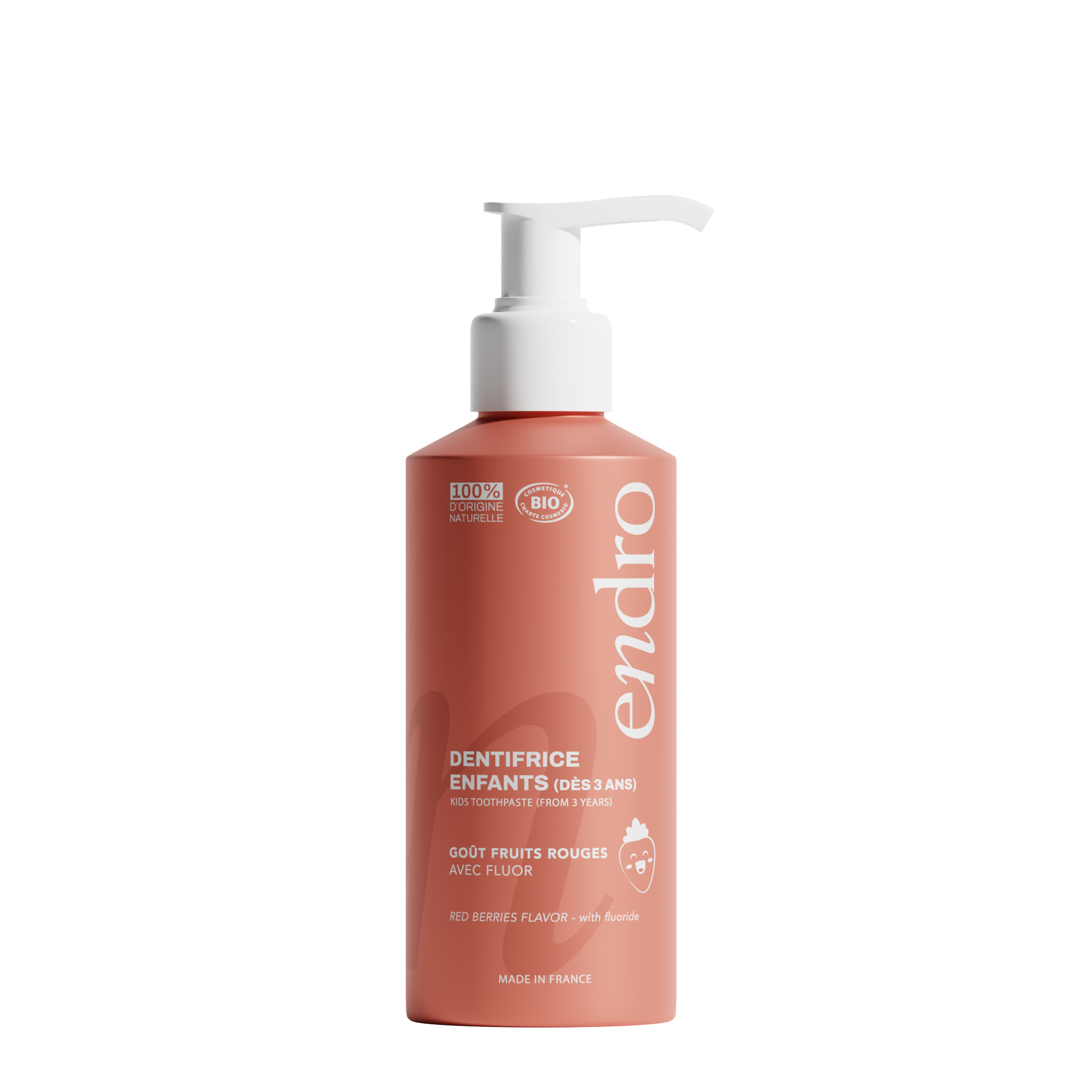 Gel Toothpaste KIDS Strawberry with Fluoride (1000ppm) 175g