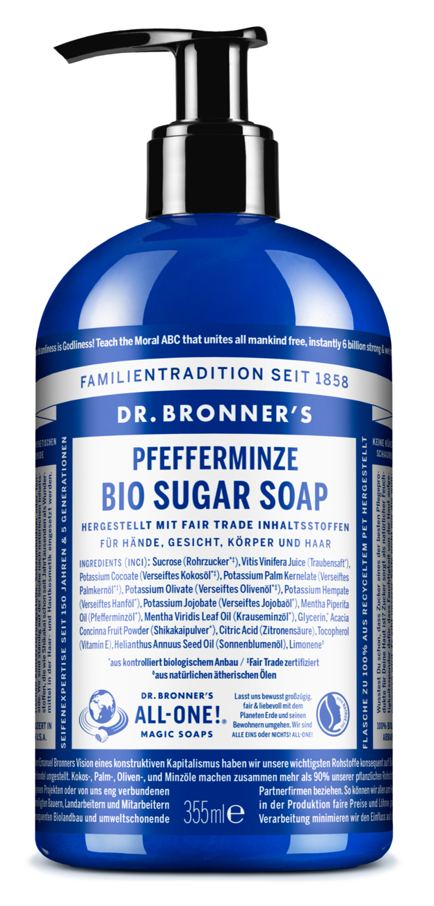 Peppermint 355ml Sugar Soap BR