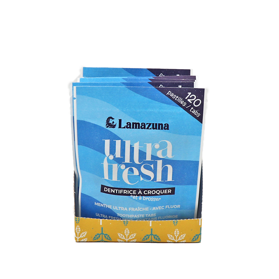 LAMAZUNA Zahnputztabletten Ultra Fresh mit Fluorid 120 Tbl