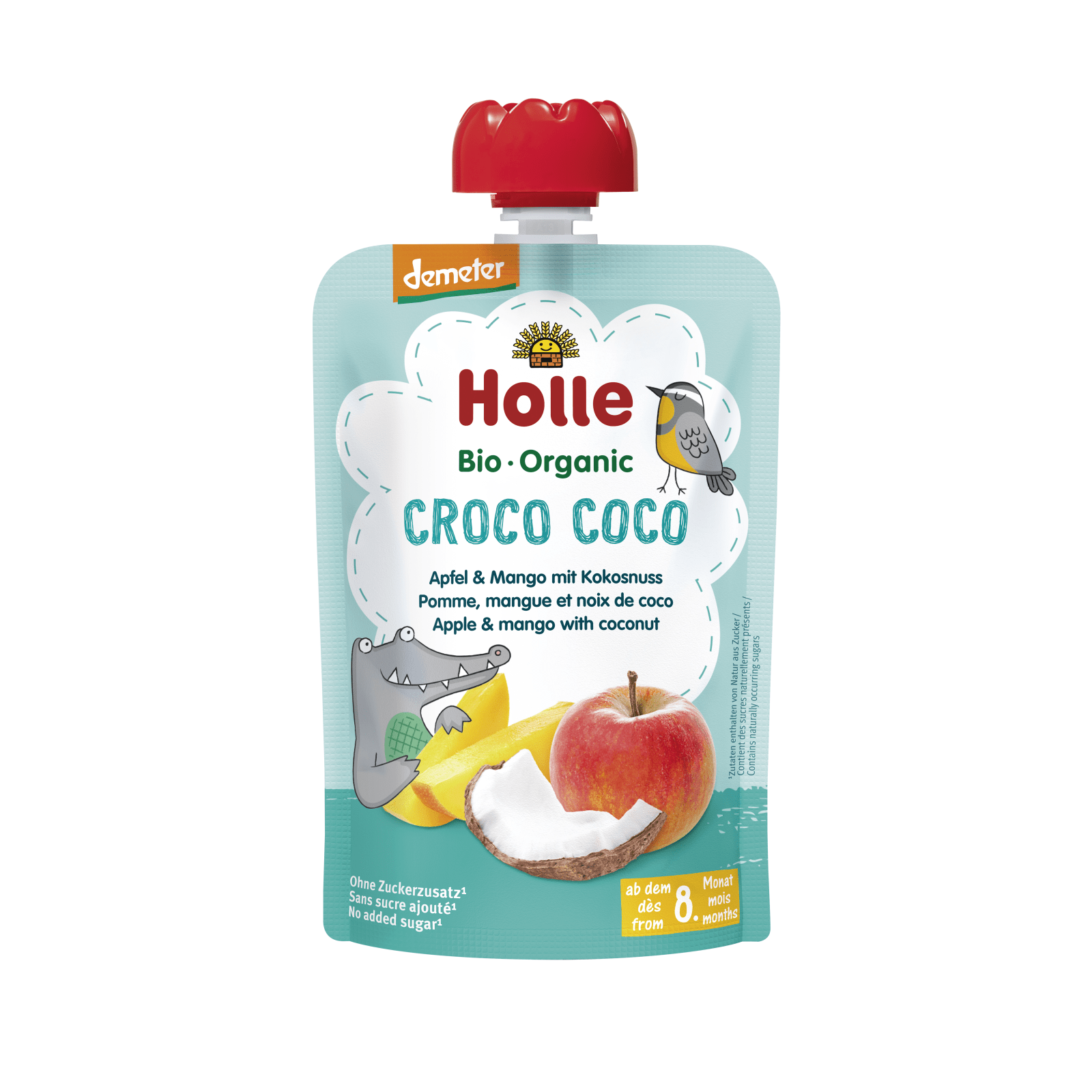 Croco Coco - Pouchy apple, mango, coconut, 100g