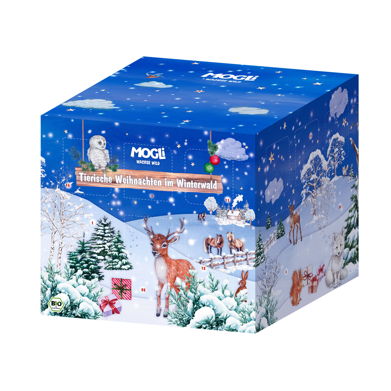 Adventkalender 2026 mit Schleichtieren