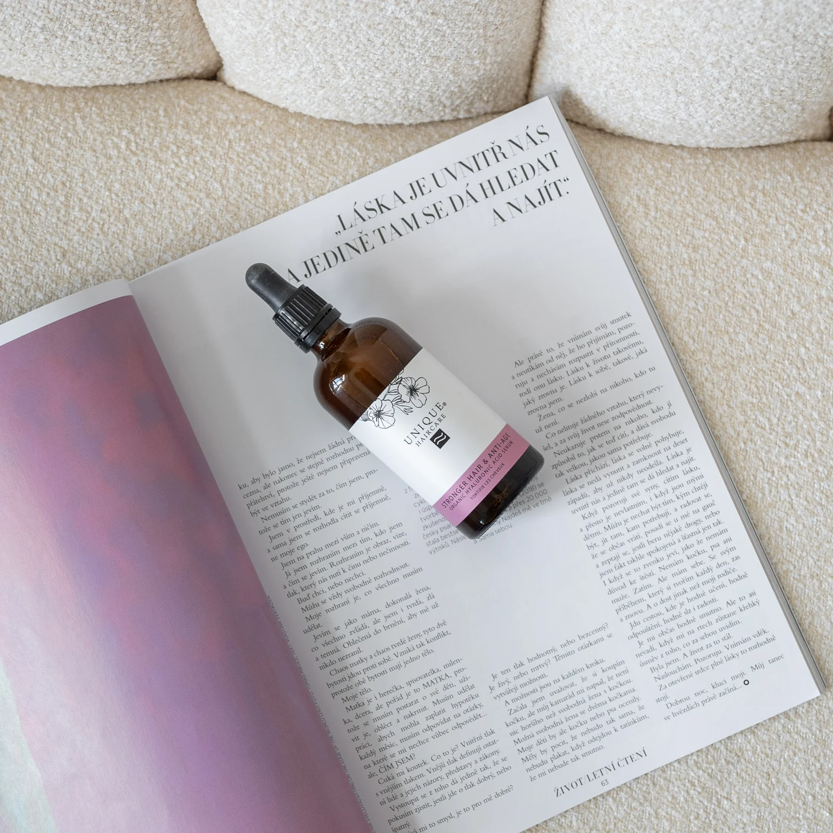 UNIQUE Hyaluronic Serum Strengthening & Anti-Aging, 100 ml