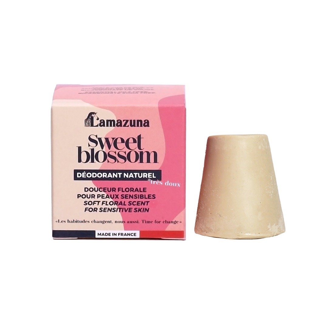 LAMAZUNA Deodorant Sweet Blossom, OHNE Natron, blumiger Duft 30 g