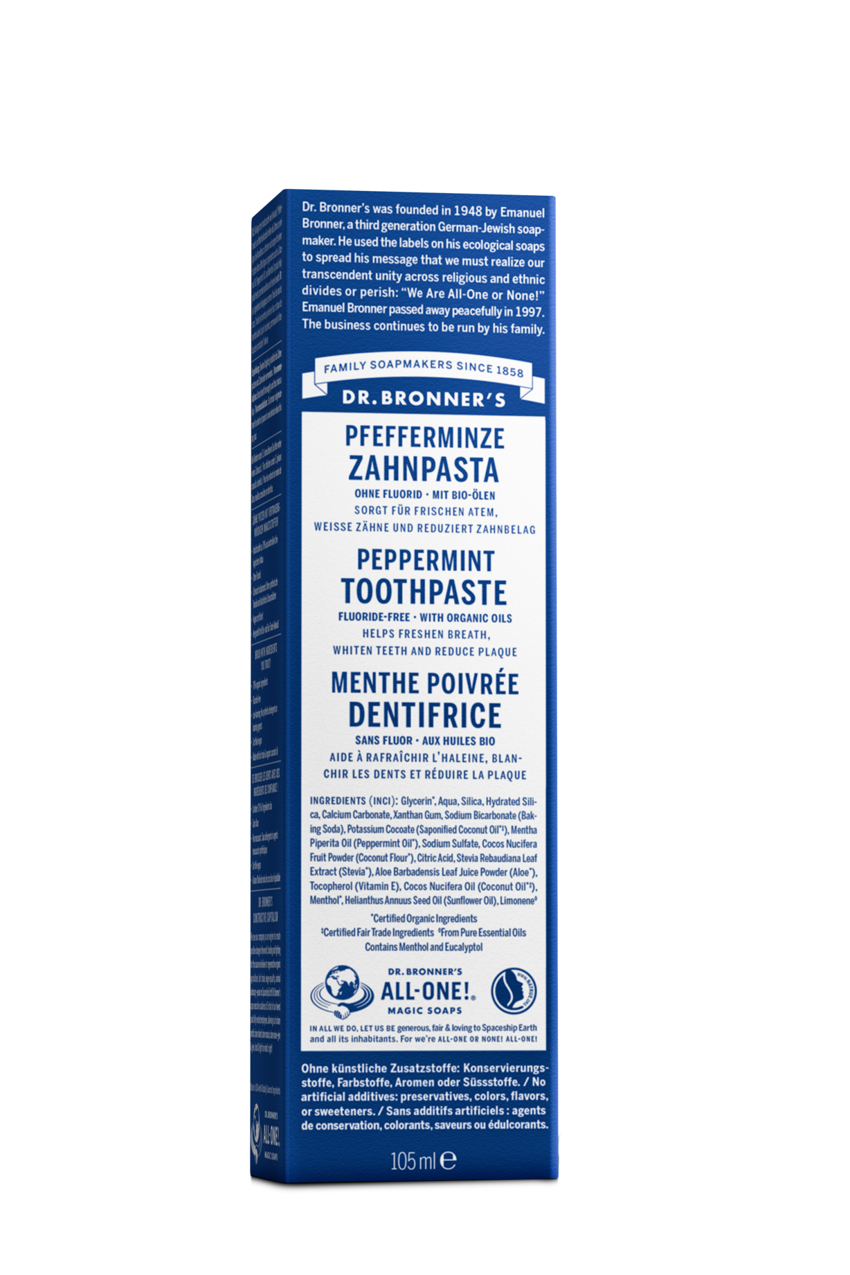Peppermint toothpaste 140 g