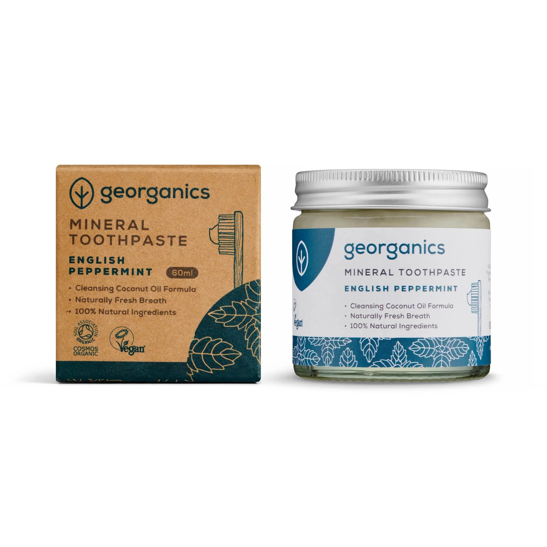 GEORGANICS Toothpaste Peppermint 60ml