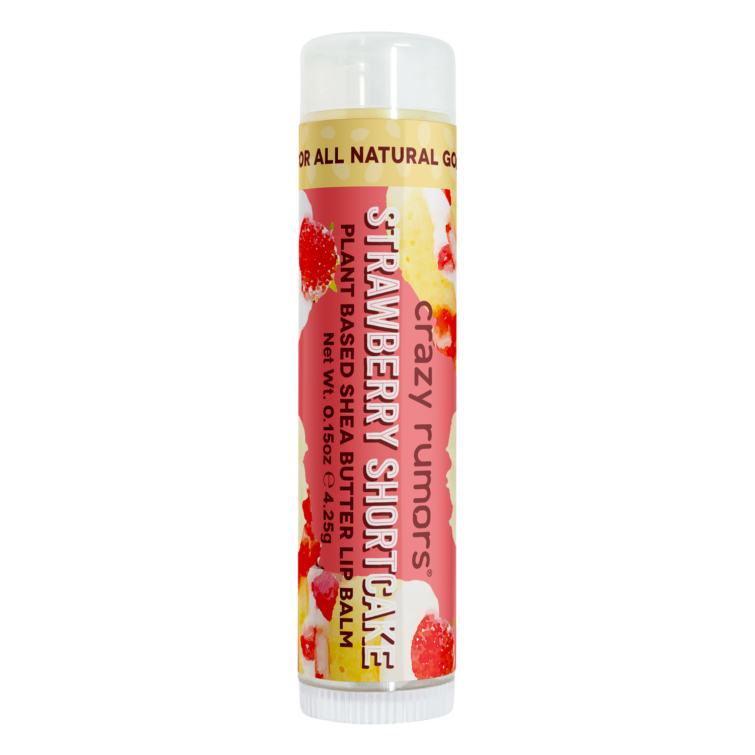 CRAZY RUMORS Strawberry Shortcake Lip Balm 4.25g