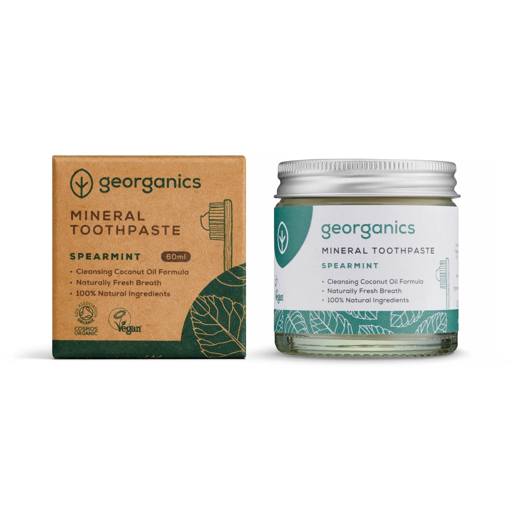 GEORGANICS Toothpaste Spearmint, 60ml