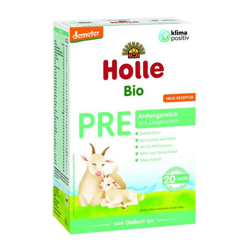 Bio-Anfangsmilch PRE Ziegenmilch DHA Demeter 400g