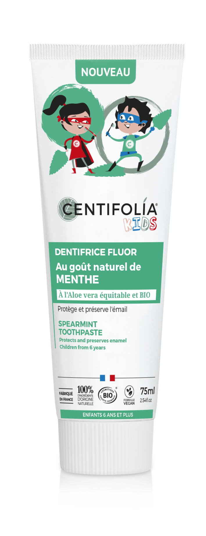 Children's Toothpaste Spearmint with Fluoride 75ml