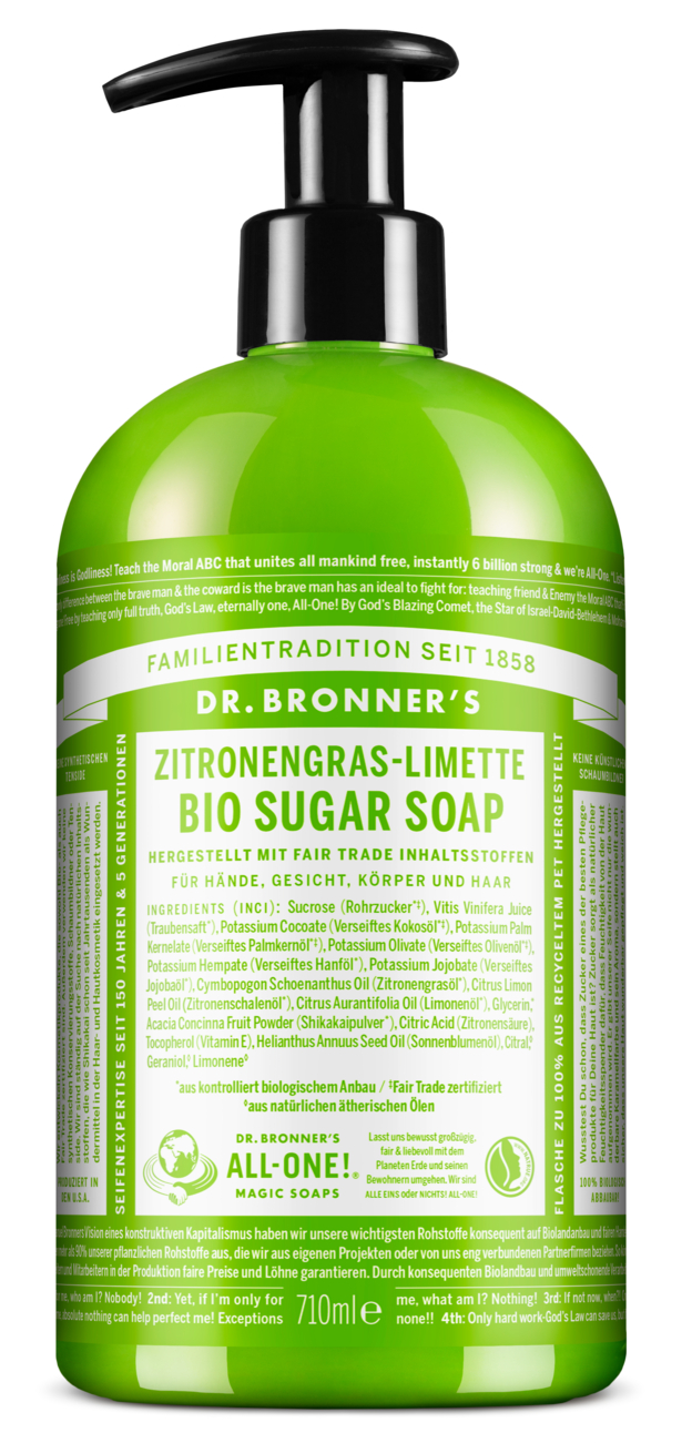 Lemongrass 710ml Sugar Soap BR