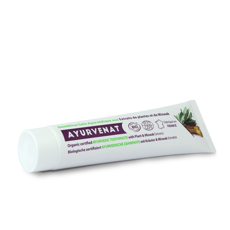 Toothpaste with organic miswak and sage 75 ml