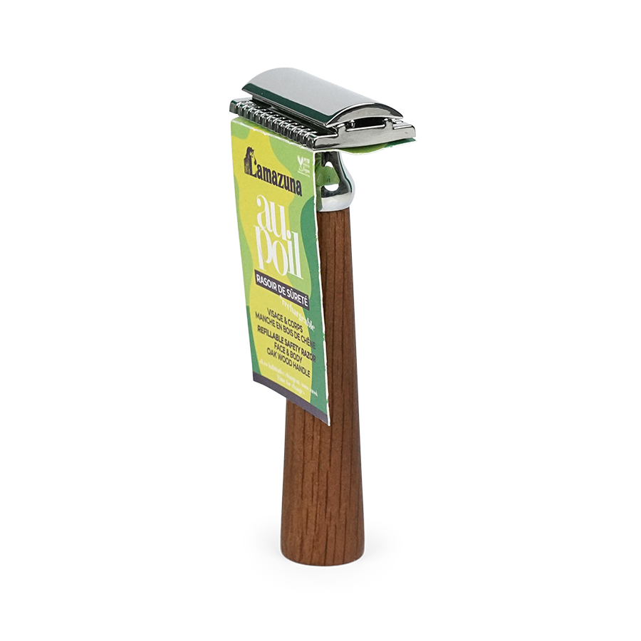 LAMAZUNA Rasierhobel mit  Eichenhandstück