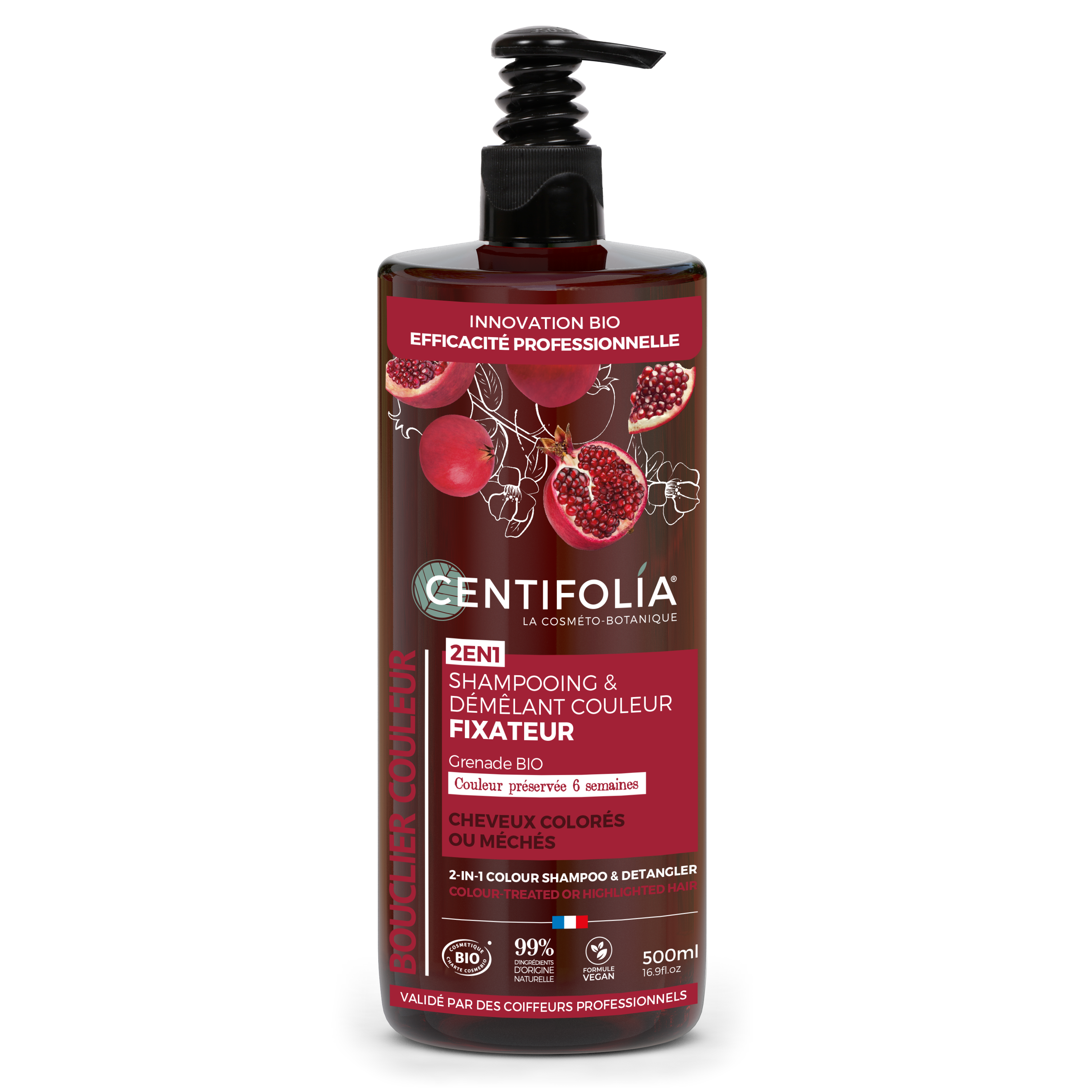 2-IN-1 Farbschutzshampoo & Entwirrer 500ml 2-IN-1 Farbschutzshampoo & Entwirrer 500ml