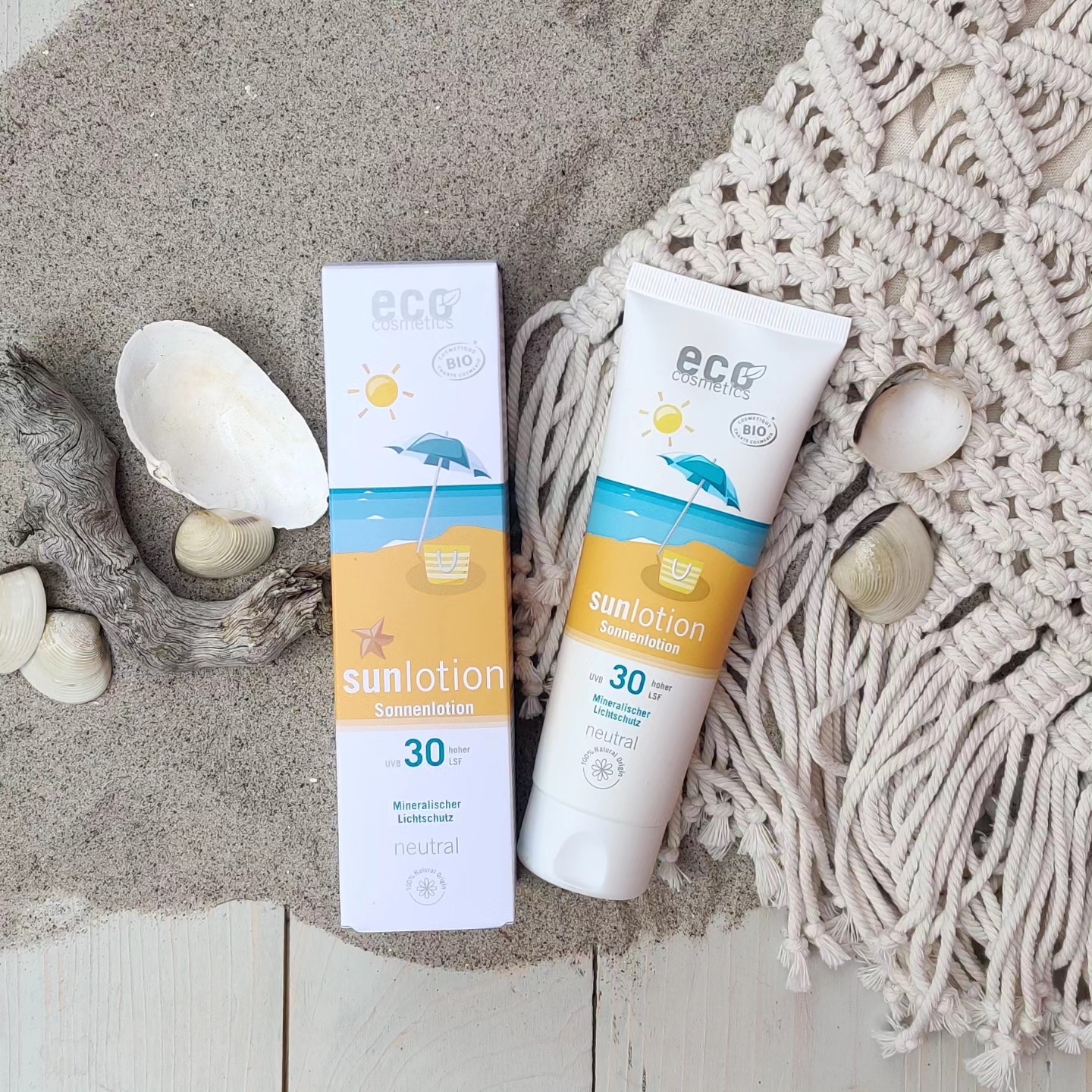 ECO Sun Lotion neutral, unscented SPF 30 125 ml