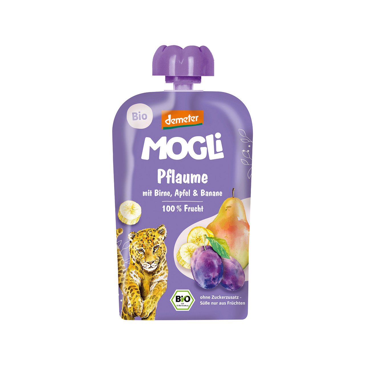 Organic Plum Squeezable Pouch 100g VEGAN