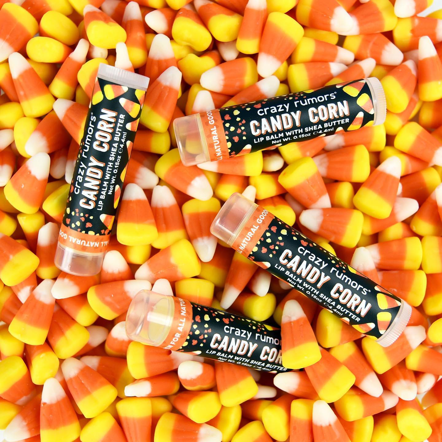 CRAZY RUMORS Candy Corn Lip Balm 4.25g SEASONAL