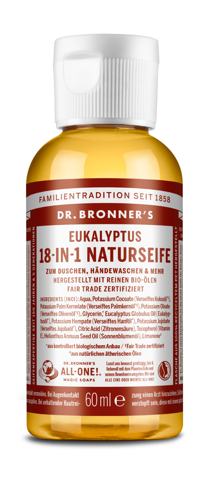 Eukalyptus 60ml Flüssigseife BR Eukalyptus 60ml Flüssigseife BR